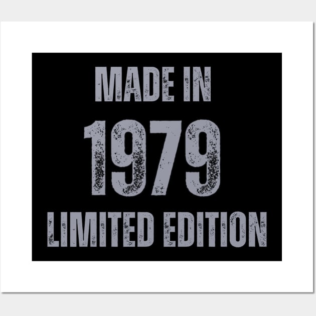 Vintage Made in 1979 , Limited Edition  , Gift for Mom Dad Birthday Wall Art by Mary_Momerwids